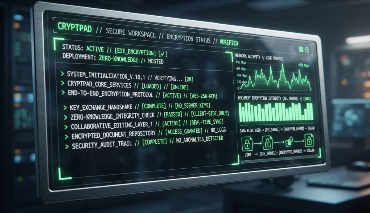 System Verification Dashboard for Securing Collaborative Work: CryptPad and Etherpad