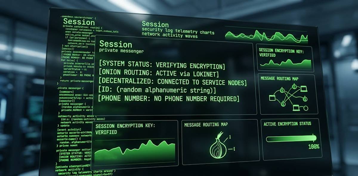System Verification Dashboard for Securing Session Messenger: Metadata-Free Communication
